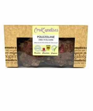 Pouzzolane Des Volcans 100Gr, spécialité au chocolat et pralines, Crok’andises.