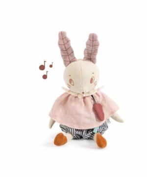 Poupée Musicale Lapin Après La Pluie, Moulin Roty