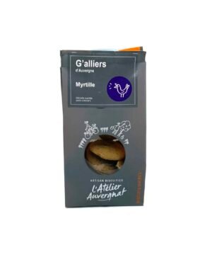 G'Alliers d'Auvergne, Beurre Frais et Myrtilles, 140g, L'Atelier Auvergnat.