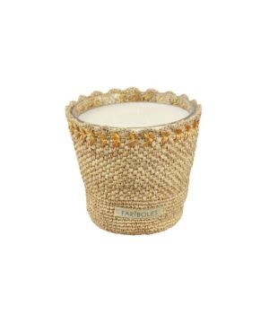 Bougie Raffia Santal 400g, Fariboles