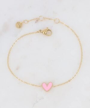 Bracelet Coeur Rose