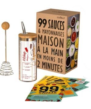 Coffret Shaker 99 Sauces à la Maison, Cookut.