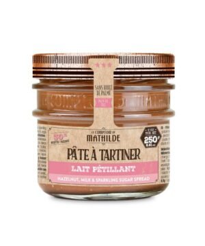 Pâte à Tartiner 250gr Lait Noisette Pétillant , Le Comptoir de Mathilde.