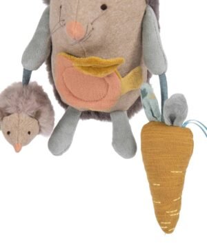 Hérisson d'activités, Trois petits lapins, Moulin Roty