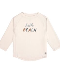 T-shirt anti-UV manches longues enfants - Hello Beach Crème