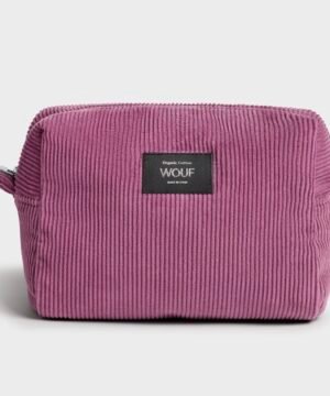 Trousse de Toilette Velours Mauve