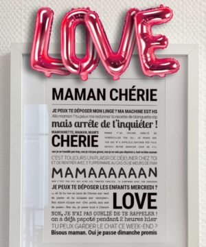 AFFICHE MAMAN CHERIE