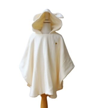 Poncho de Bain Ecru