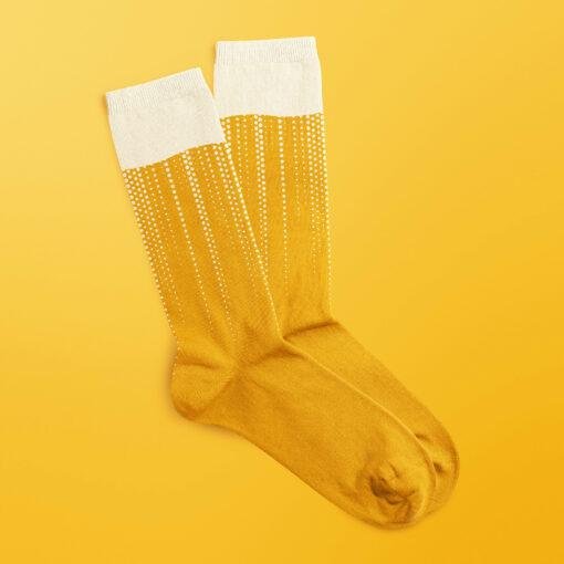 Chaussettes Canette Bière Blonde