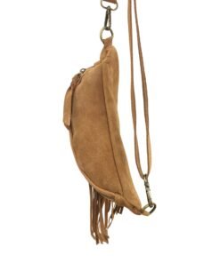 Banane Cuir Franges Camel