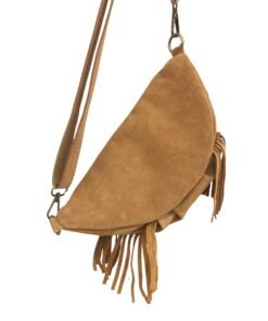 Banane Cuir Franges Camel