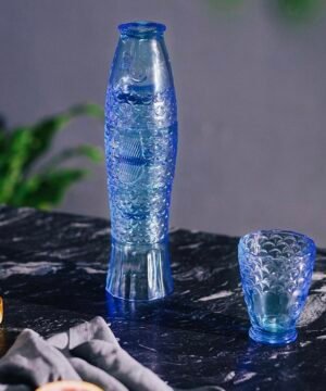 Verres Empilables Poisson Bleu