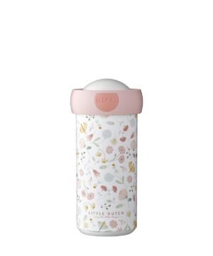 Gourde pop-up 400ml Flowers & Butterflies, Little Dutch