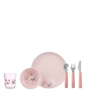 Coffret Repas 6 Pièces Flowers & Butterflies, Little Dutch