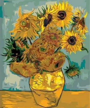 Broderie Point de Croix - Van Gogh Tournesols