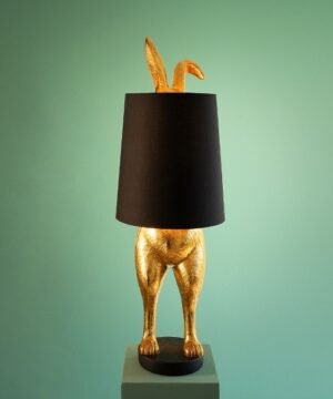 Lampe Bunny Or-Noir, Werner Voss