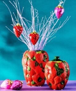 Vase Fraises, Werner Voss