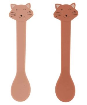 Cuillères x2 en Silicone Mrs Cat, Trixie