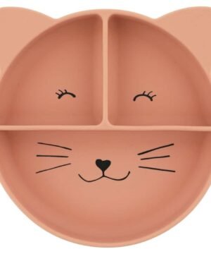 Assiette Compartimentée en Silicone Mrs Cat, Trixie