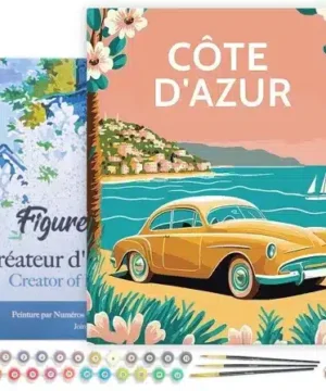 Peinture au Numéro sur Châssis Cote d'Azur