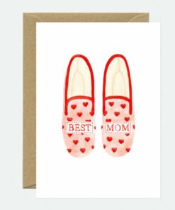 Carte Postale Best Mum Slippers, ATWS