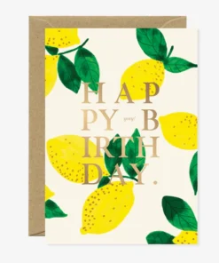 Carte Postale Happy Birthday Lemon, ATWS