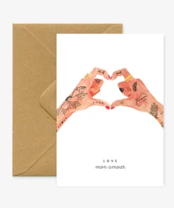 Carte Postale Hands of Love, ATWS.