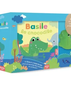 livre de bain basile le crocodile