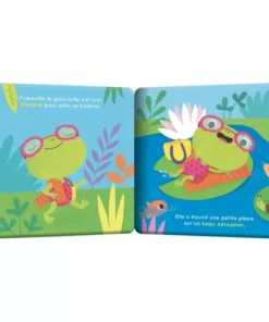 livre de bain fripouille la grenouille