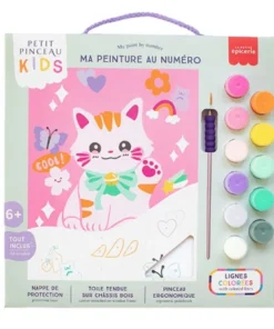 Peinture au Numéro Kids Maneki Neko, La Petite Epicerie