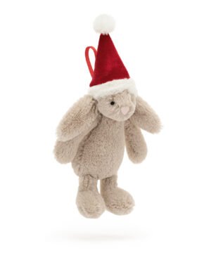 Bashful Christmas Bunny Decoration