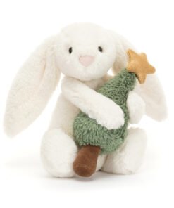 Bashful Bunny with Christmas Tree, Jellycat