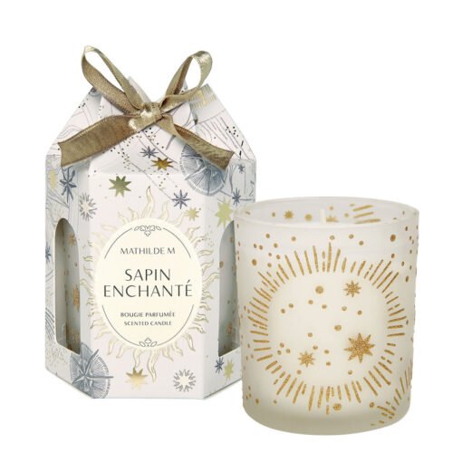 Bougie parfumée Fête Céleste 160 g - Sapin Enchanté, Mathilde M.