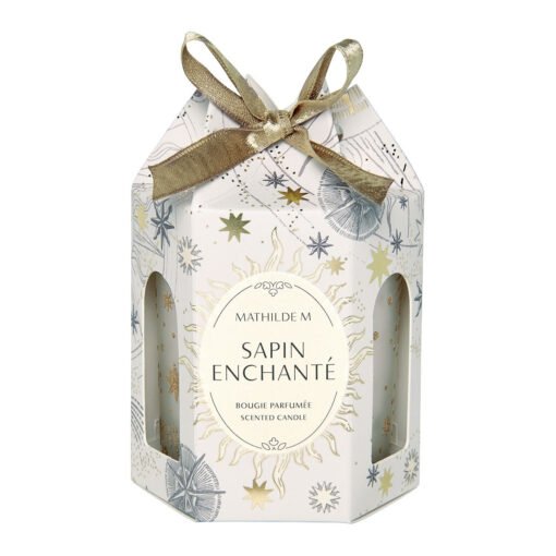 Bougie parfumée Fête Céleste 160 g - Sapin Enchanté, Mathilde M.