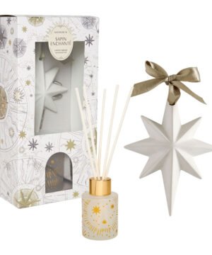 Coffret diffuseur de parfum d'ambiance et décor parfumé Fête Céleste - Sapin Enchanté, Mathilde M.