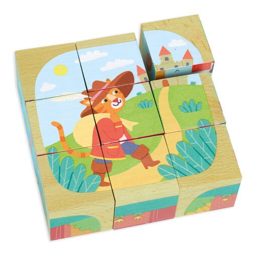 Cubes en bois Les contes, VILAC