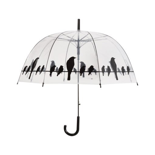 Parapluie transparent oiseaux, Esschert Design