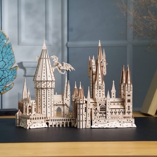 Maquette Château de Poudlard, UGEARS