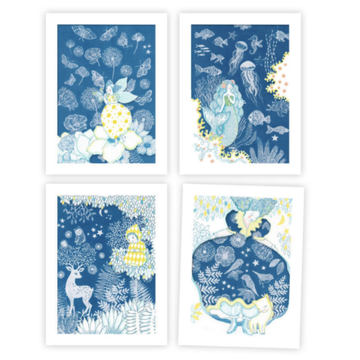 Coffret cyanotype "Au clair de la lune", Djeco