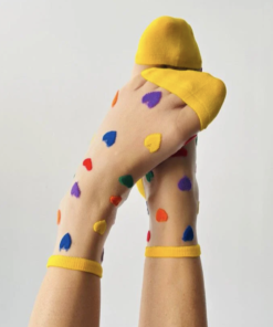 Chaussettes Cœur Multicolore, Sockette