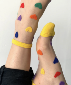 Chaussettes Cœur Multicolore, Sockette