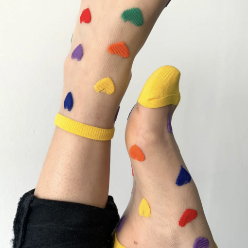 Chaussettes Cœur Multicolore, Sockette