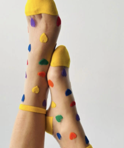 Chaussettes Cœur Multicolore, Sockette