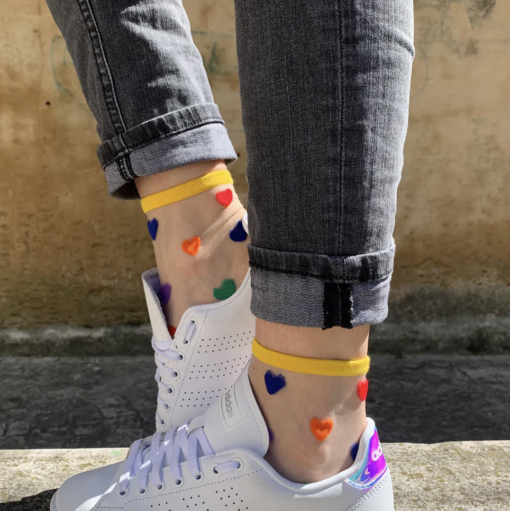 Chaussettes Cœur Multicolore, Sockette