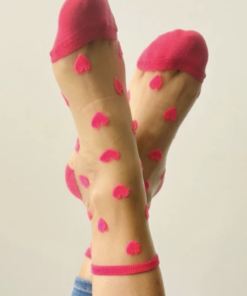 Chaussettes Cœur Rose, Sockette