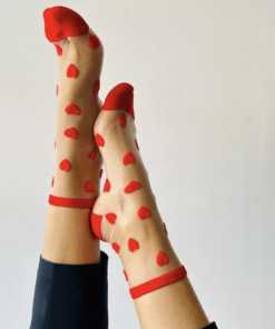 Chaussettes Cœur Rouge, Sockette