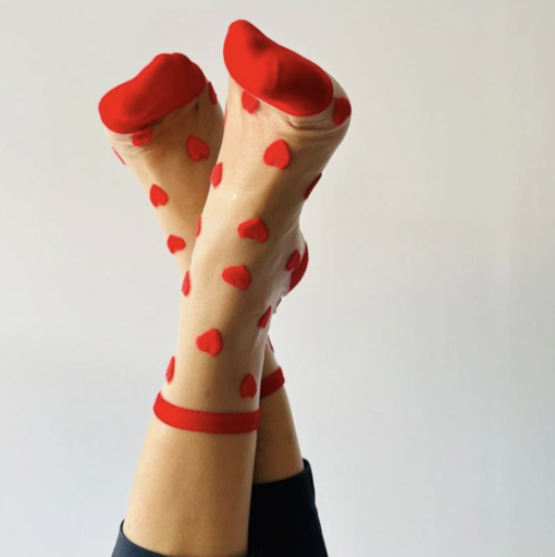 Chaussettes Cœur Rouge, Sockette