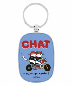 Porte-clés Chat, Derrière La Porte