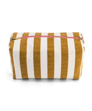 Trousse de toilette Vic Rayures Caramel, Rose In April