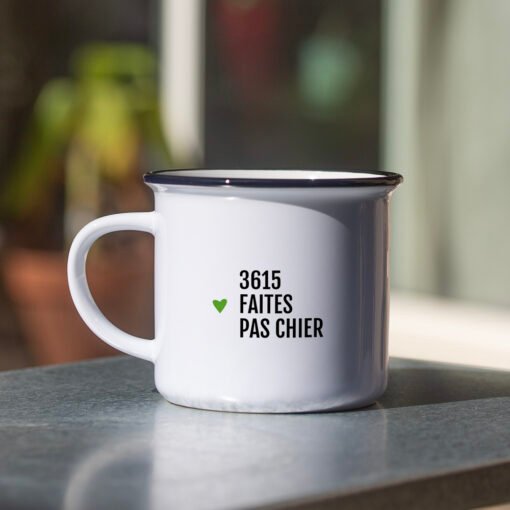 Mugs "Pas content" (5 modèles), Bibiche fait son cirque